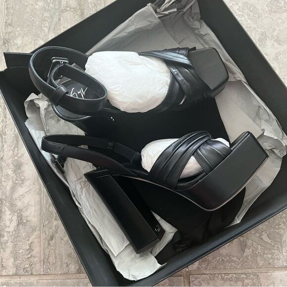 Giuseppe Zanotti Black Platform Heels, Excellent, Size EU 36.5 - Picture 10 of 16